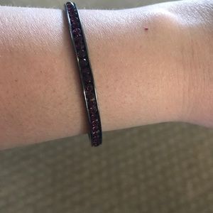 Coach dark purple bracelet